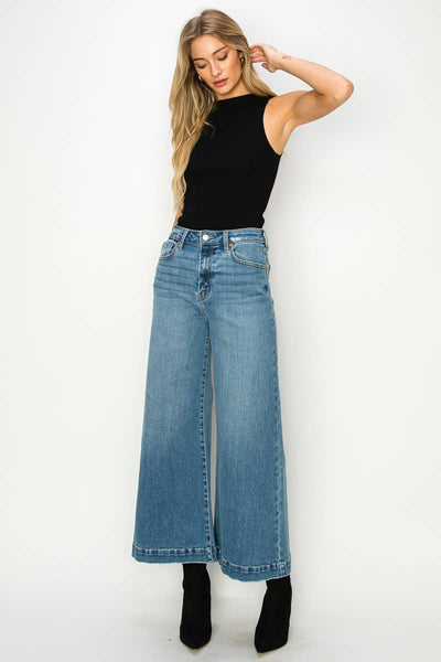 HIGH RISE CROP PALAZZO JEANS: 1 (24)