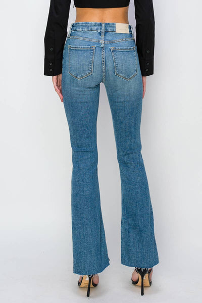 HIGH RISE FLARE JEANS: 7 (27)