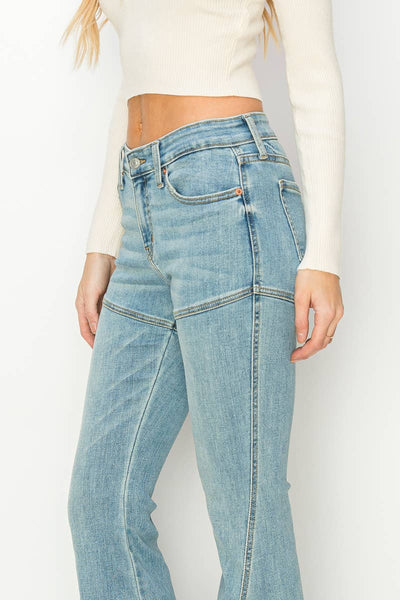 HIGH RISE SKINNY FLARE JEANS: 11 (29)