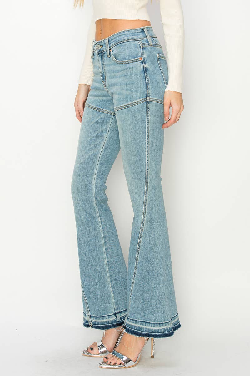 HIGH RISE SKINNY FLARE JEANS: 11 (29)